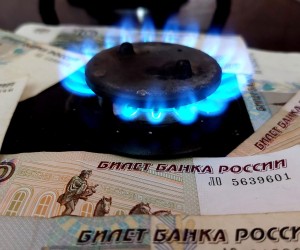 24.03.2022., Sibenik - Ilustracija za placanje plina u ruskim rubljima. Photo: Dusko Jaramaz/PIXSELL