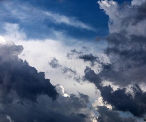 25.05.2022., Lekenik - Razvoj oblaka najavljuje moguce olujno nevrijeme Photo: Zeljko Hladika/PIXSELL