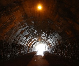 25.02.2015., Zagreb - Tunel Sljeme izgradili su ratni zarobljenici iz Drugog svjetskog rata u periodu od 1947-1952. godine. Prvotna ideja je bila napraviti tunel kroz cijelu Medvednicu i spojiti Zagreb kroz planinu od Gracana do Zagorja. Od namjere izgradnje tunela kroz cijelu Medvednicu kasnije se odustalo iako ta ideja zivi i danas. rPhoto: Borna Filic/PIXSELL