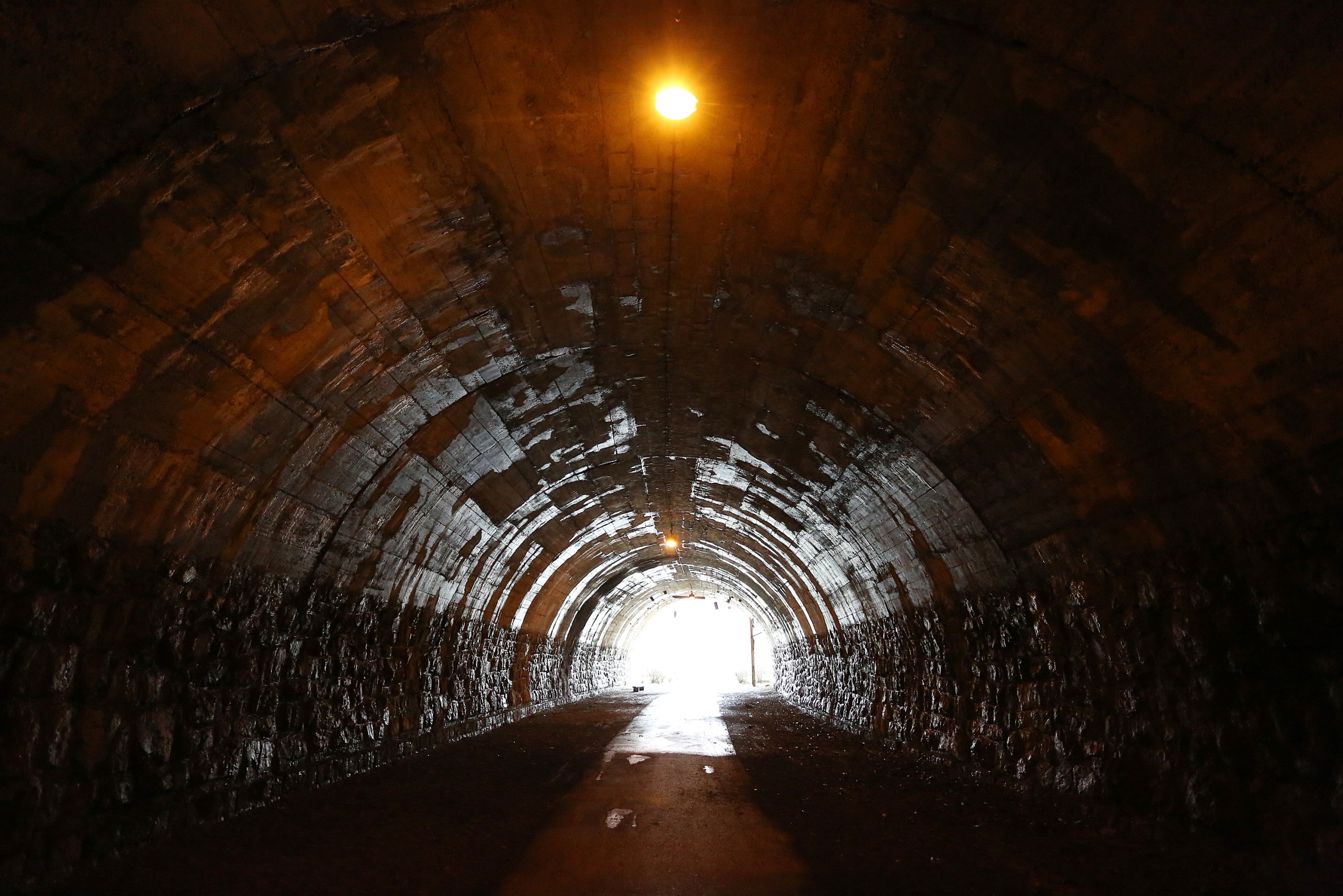 25.02.2015., Zagreb - Tunel Sljeme izgradili su ratni zarobljenici iz Drugog svjetskog rata u periodu od 1947-1952. godine. Prvotna ideja je bila napraviti tunel kroz cijelu Medvednicu i spojiti Zagreb kroz planinu od Gracana do Zagorja. Od namjere izgradnje tunela kroz cijelu Medvednicu kasnije se odustalo iako ta ideja zivi i danas. rPhoto: Borna Filic/PIXSELL