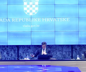 27.4.2022., Zagreb - Sjednica Vlade Republike Hrvatske odrzana u Nacionalnoj i sveucilisnoj knjiznici. Photo: Davorin Visnjic/PIXSELL