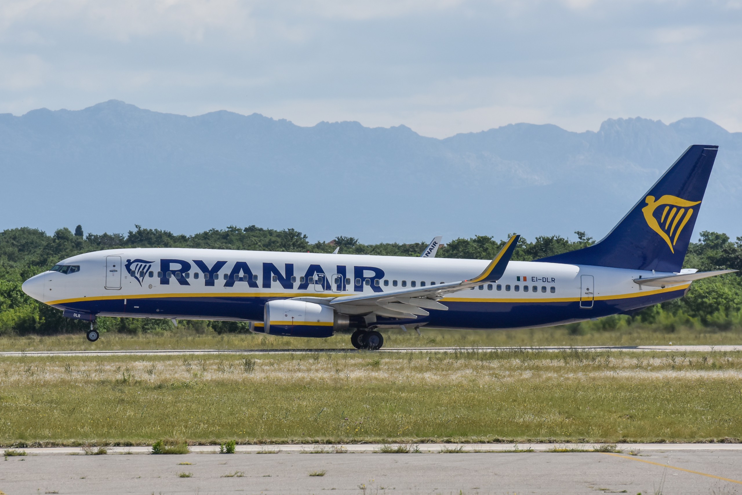 27.05.2015., Zadar - Zrakoplov Ryanair-a, ilustracija. "nPhoto: Dino Stanin/PIXSELL