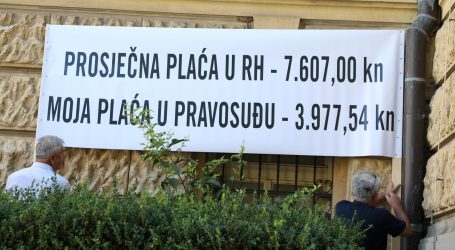 Diljem Hrvatske održavaju se prosvjedi zaposlenih u pravosuđu: “Tretiraju nas kao zadnju rupu na svirali!”
