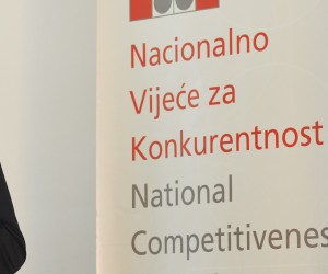 28.09.2016., Zagreb - Ivica Mudrinic predsjednik nacionalnog vijeca za konkurentnost u HUB-u je predstavio  izvjesce o globalnoj konkurentnosti 2016. - 2017.
Photo: Davor Visnjic/PIXSELL