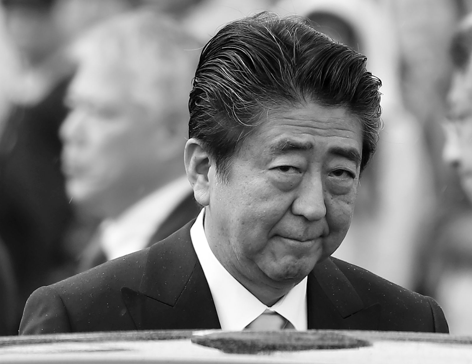 epa10058747 (FILE) - Japanese Prime Minister Shinzo Abe looks on as he leaves the Ground Self Defense Force's Asaka training ground after reviewing troops in Asaka, near Tokyo, Japan, 14 October 2018 (reissued 08 July 2022). According to Japan's national broadcaster, former Prime Minister Shinzo Abe died of his injuries on 08 July 2022, hours after being shot during an Upper House election campaign act to support a party candidate, outside a railway station in Nara, western Japan. He was 67. Abe had served as Japan's prime minister from 2006 to 2007 and again from 2012 to 2020. He was the longest-serving prime minister in the history of the country.  EPA/FRANCK ROBICHON *** Local Caption *** 54699196