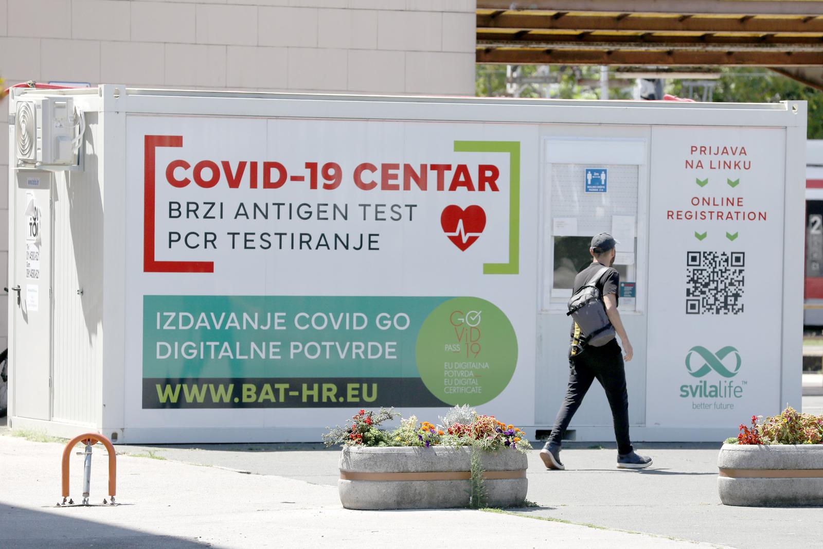 18.07.2022., Zagreb - Zatvoreni centar za brzo testiranje na Covid-19 na zagrebackom Glavnom kolodvoru. 
  Photo: Patrik Macek/PIXSELL