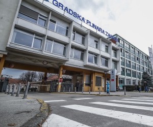 31.01.2022., Zagreb - Zgrada Gradske plinare u Radnickoj ulici.