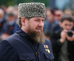 Head of the Chechen Republic Ramzan Kadyrov attends a military parade on Victory Day, which marks the 77th anniversary of the victory over Nazi Germany in World War Two, in the Chechen capital Grozny, Russia May 9, 2022. REUTERS/Chingis Kondarov Photo: Chingis Kondarov/REUTERS