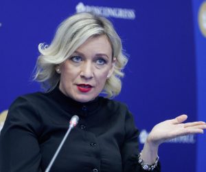 Russia's Foreign Ministry spokeswoman Maria Zakharova speaks during a session of the St. Petersburg International Economic Forum (SPIEF) in Saint Petersburg, Russia June 16, 2022. REUTERS/Maxim Shemetov Photo: MAXIM SHEMETOV/REUTERS