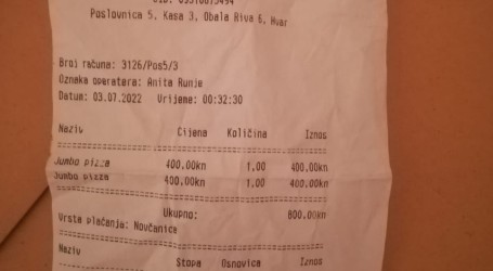 Pizza na Hvaru – 400 kuna