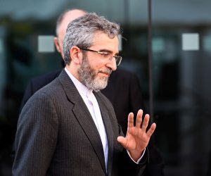epa10105642 (FILE) Iran's Chief Negotiator for the Nuclear Agreement, Ali Bagheri Kani, leaves after a meeting for a possible next round of Joint Commission of the Joint Comprehensive Plan of Action (JCPOA) talks in Vienna, Austria, 09 March 2022 (reissued 04 August 2022). Ali Bagheri Kani arrived in Vienna on 04 August 2022 to participate in a new round of negotiations for the revival of the 2015 nuclear pact, he said on Twitter.  EPA/CHRISTIAN BRUNA