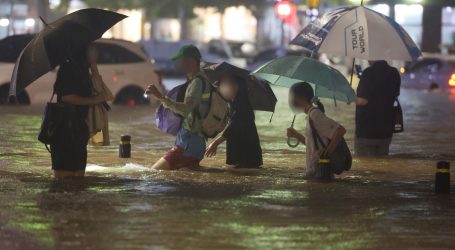Rekordne kiše poplavile Seul. Najmanje sedam mrtvih, ima i nestalih