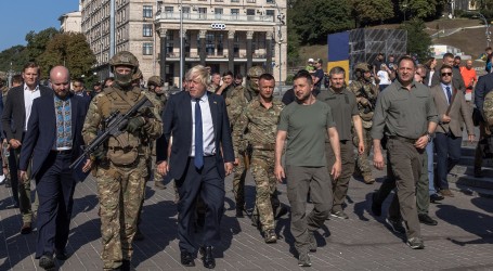 Boris Johnson posjetio Kijev na Dan ukrajinske neovisnosti