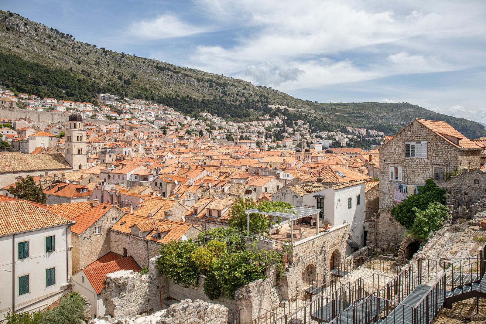 03.05.2021.,Stara gradska jezgra, Dubrovnik - Gradski kadrovi, pogled sa zidina.rPhoto: Grgo Jelavic/PIXSELL