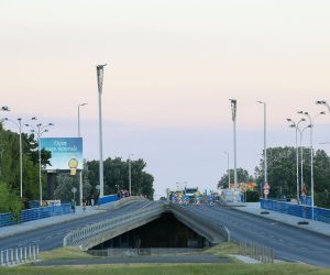 08.07.2022., Zagreb -  Most slobode zatvoren za sav promet tokom vikenda zbog radova. Photo: Matija Habljak/PIXSELL