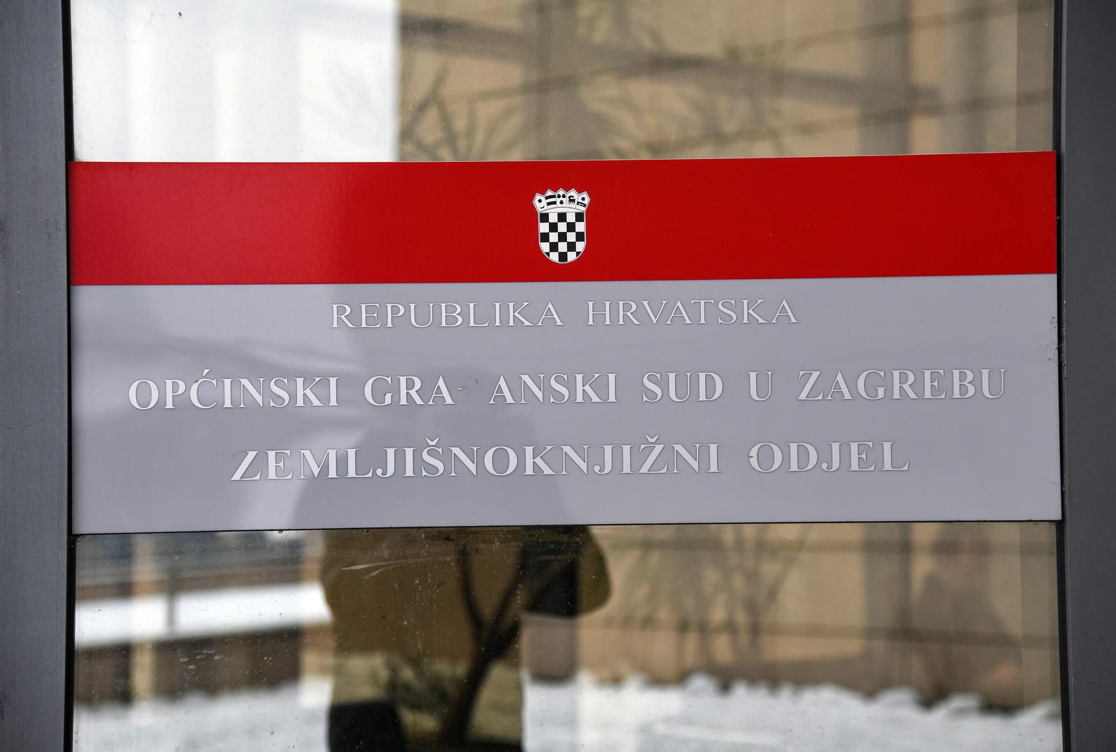 24.01.2019., Zagreb - Zemljisnoknjizni odjel Opcinskog gradjanskog suda u Zagrebu. "nPhoto: Josip Regovic/PIXSELL