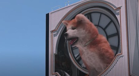 Tokio: Trodimenzionalni prikaz psa na digitalnim panoima zadivljuje prolaznike