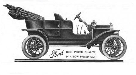 27. rujna 1908. isporučen prvi primjerak legendarnog Ford Model T