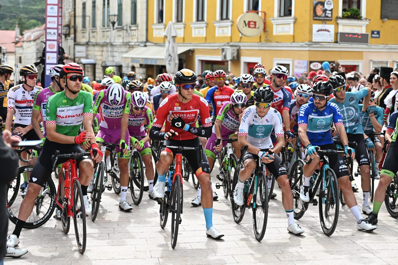 Sinj, 29.9.2022.- Treća etapa biciklističke utrke CRO Race Sinj - Primošten.  foto HINA/ Mario STRMOTIĆ/ ms