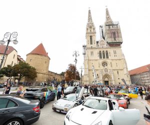 02.09.2022., Zagreb - Ceremonija predstavljanja automobila Supercar Owners Circle Croatia 2022 ispred Katedrale. Photo: Luka Stanzl/PIXSELL