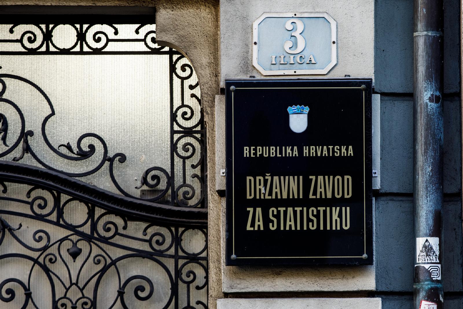 14.01.2022., Zagreb - Drzavni zavod za statistiku, Ilica 3. Photo: Davor Puklavec/PIXSELL