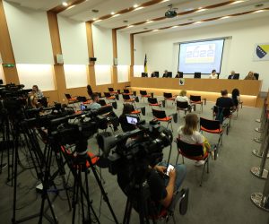 22.06.2022., Sarajevo, Bosna i Hercegovina - Konferencija za medije Centralne izborne komisije BiH.  Photo: Armin Durgut/PIXSELL