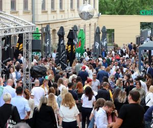 24.09.2022., Rovinj - Weekend Media Festival. Druzenje u pauzi. 
Photo: Goran Kovacic Photo: Goran Kovacic/PIXSELL
