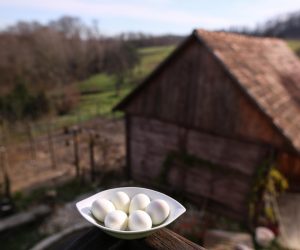 28.11.2017., Breznica - Bozica Zezelj, saptacica kokama, sa suprugom se bavi uzgojem eko jaja koja se izvoze u Veliku Britaniju za tvrtku Lush koja proizvodi kozmetiku. "nPhoto: Igor Soban/PIXSELL