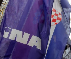 28.12.2016., Zagreb - Zastava Ine i Republike Hrvatske."nPhoto: Borna Filic/PIXSELL