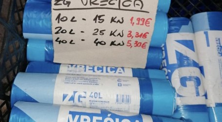 KRENULE KOPIJE! Petek objavio sliku vrećica sa zagrebačkih tržnica: “Kažu, ide k’o halva”. Grad odgovorio