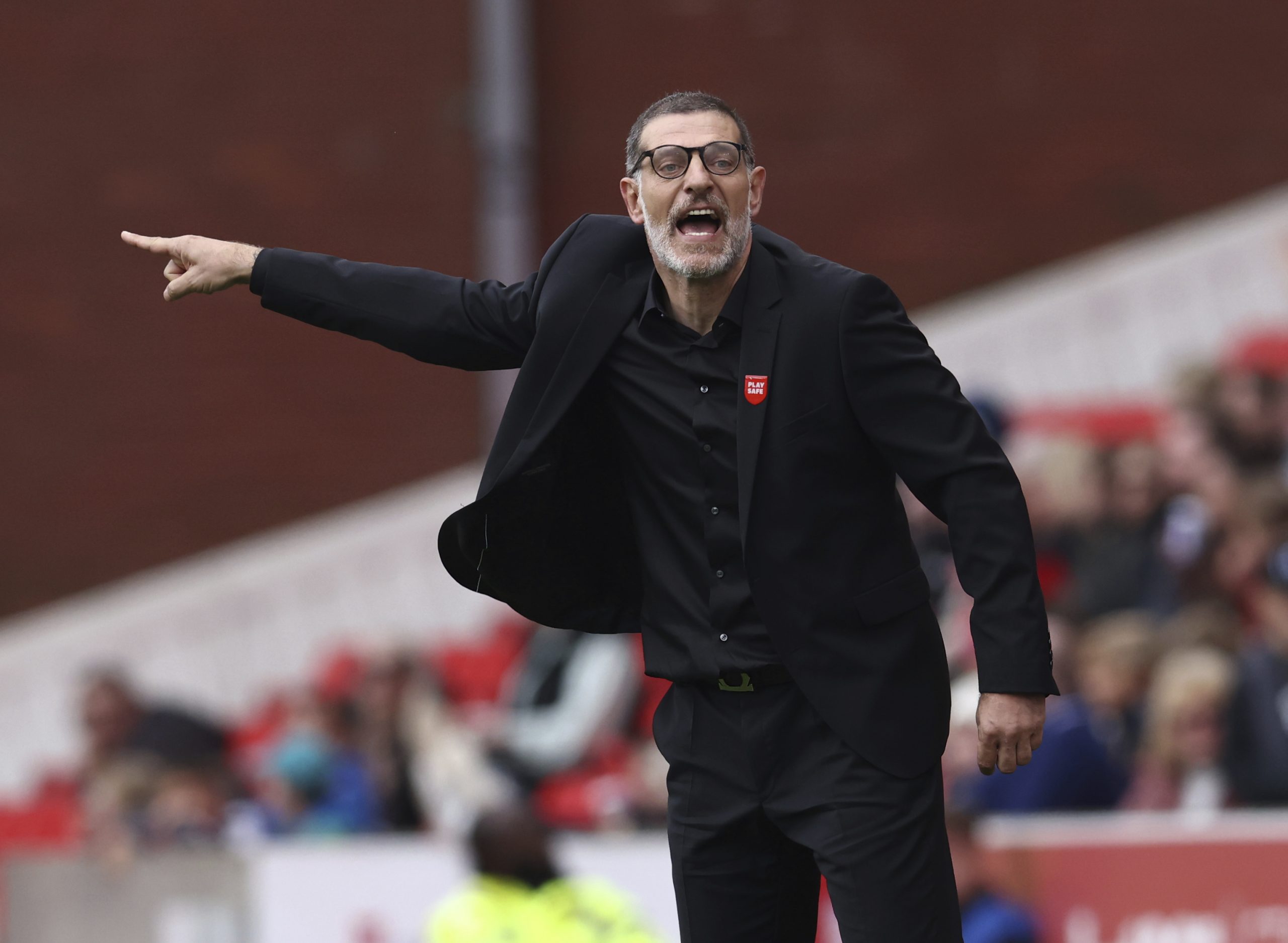 October 2, 2022, Stoke, United Kingdom: Stoke, England, 2nd October 2022. Slaven Bilic manager of Watford during the Sky Bet Championship match at The Bet365 Stadium, Stoke. (Credit Image: © Darren Staples/CSM via ZUMA Press Wire) (Cal Sport Media via AP Images)