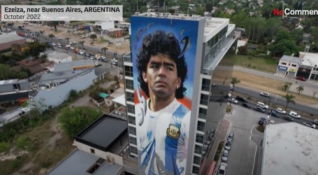 Oslikava se veliki mural u čast nogometne legende Diega Maradone