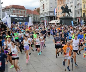 Zagreb, 1.10.2022 -  Start Zagrebačkog maratona.
Foto Hina/ Dario GRZELJ/ dag