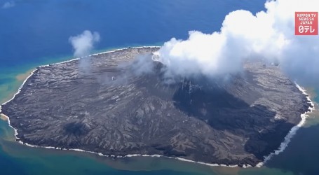 Pogledajte erupciju vulkana na japanskom otoku Nishinoshima. Površina mu sve veća
