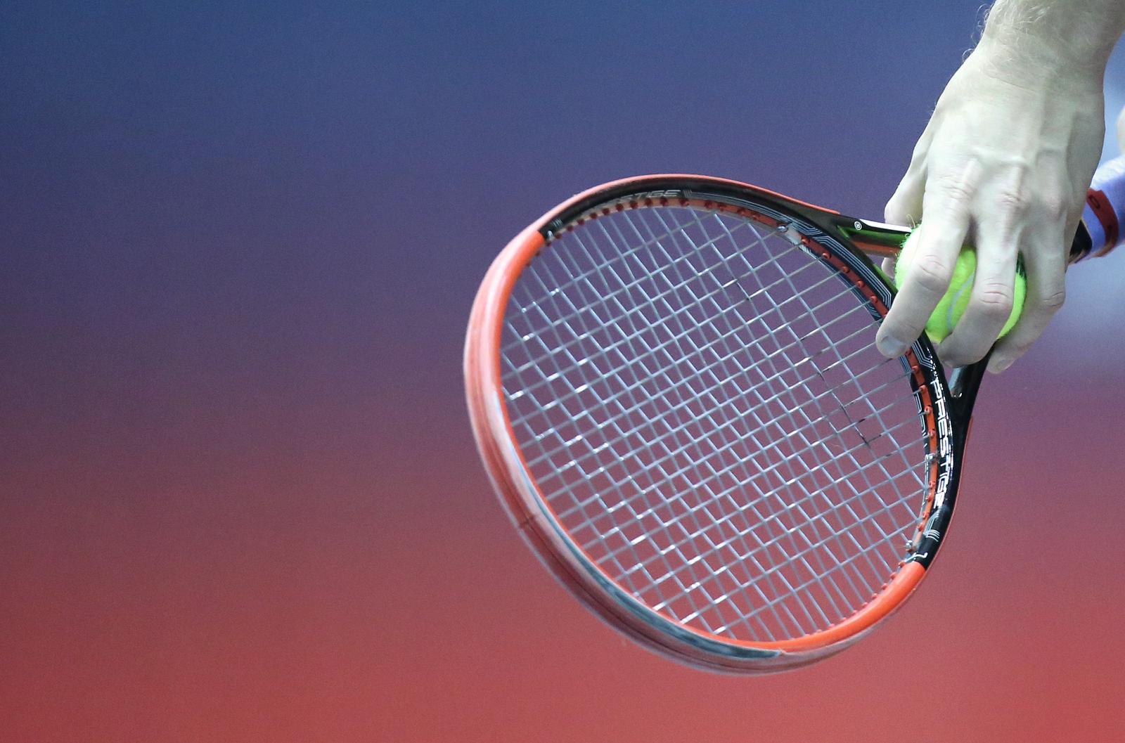 03.02.2015., Dom sportova, Zagreb - 10. ATP turnir PBZ Zagreb Indoors 2015, 1. kolo, Go Soeda (JPN) - Matthias Bachinger (GER). "nPhoto: Sanjin Strukic/PIXSELL