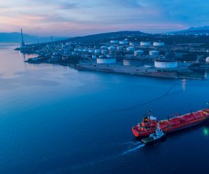 24.10.2019., Rijeka - INA Rafinerija nafte Rijeka. pogled iz zraka. Photo: Antonio Bronic/PIXSELL