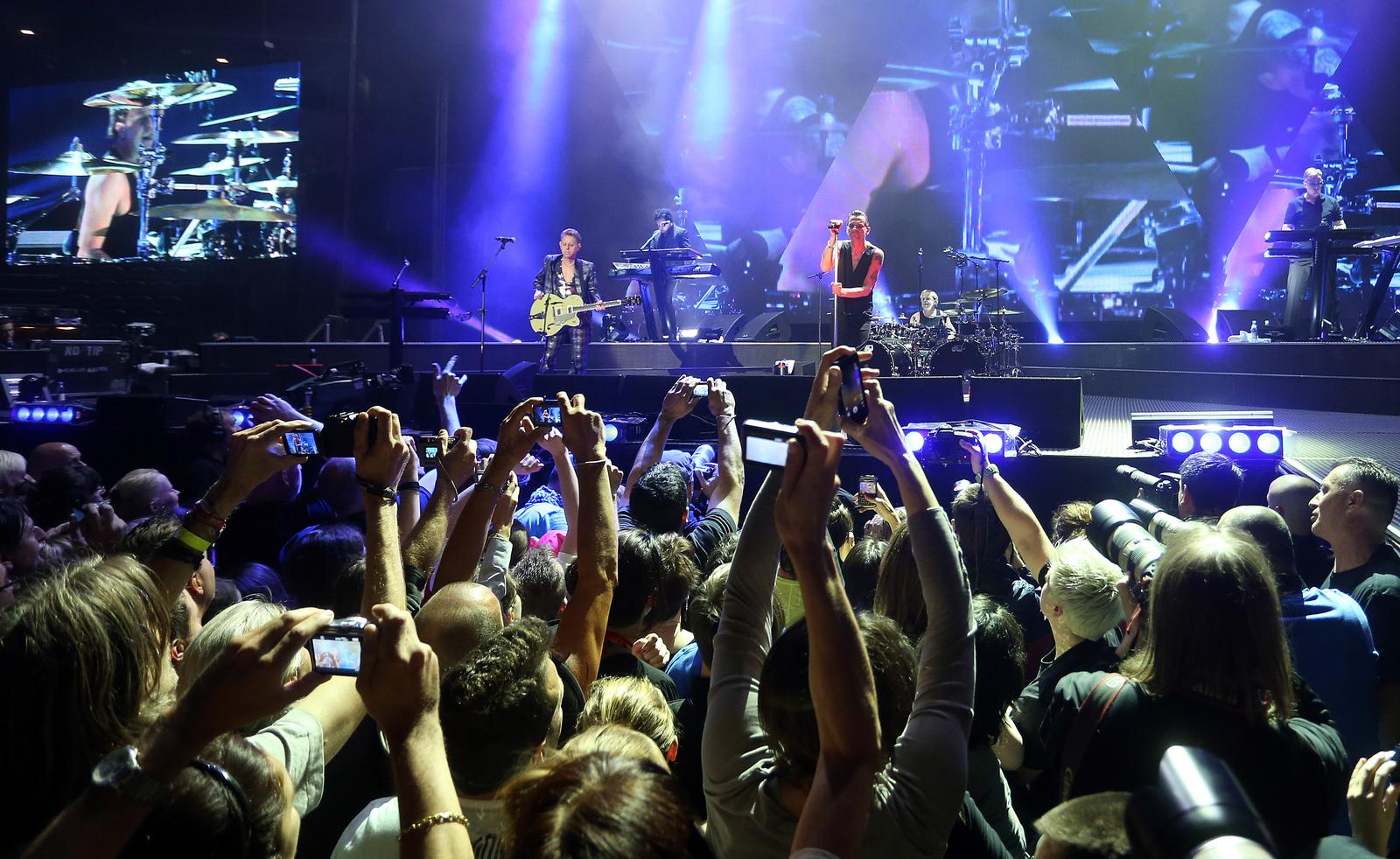 23.05.2013., Zagreb - Britanska grupa Depeche mode odrzala je veliki koncert u zagrebackoj Areni. Photo: Sanjin Strukic/PIXSELL