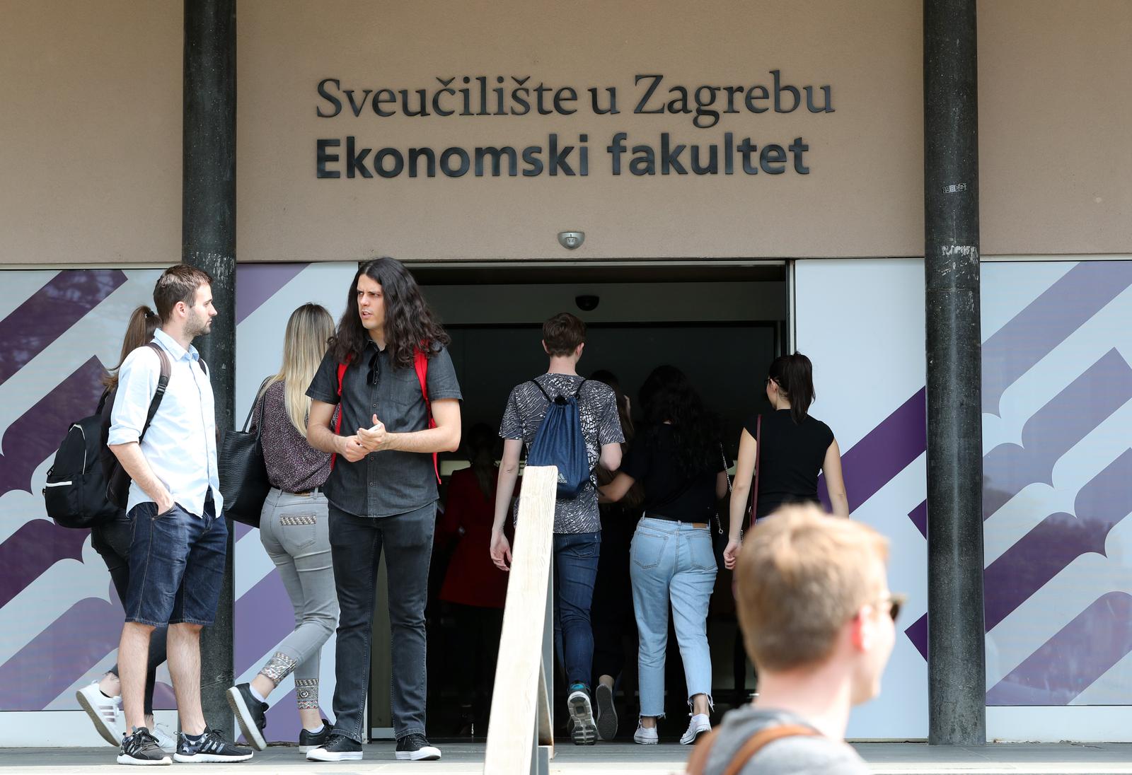 26.04.2018., Zagreb - Sveuciliste u Zagrebu, Ekonomski fakultet.  "nPhoto: Robert Anic/PIXSELL