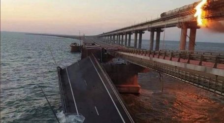 Gori Krimski most! Došlo je do velike eksplozije, dio se urušio. Podoljak: “Ovo je tek početak”