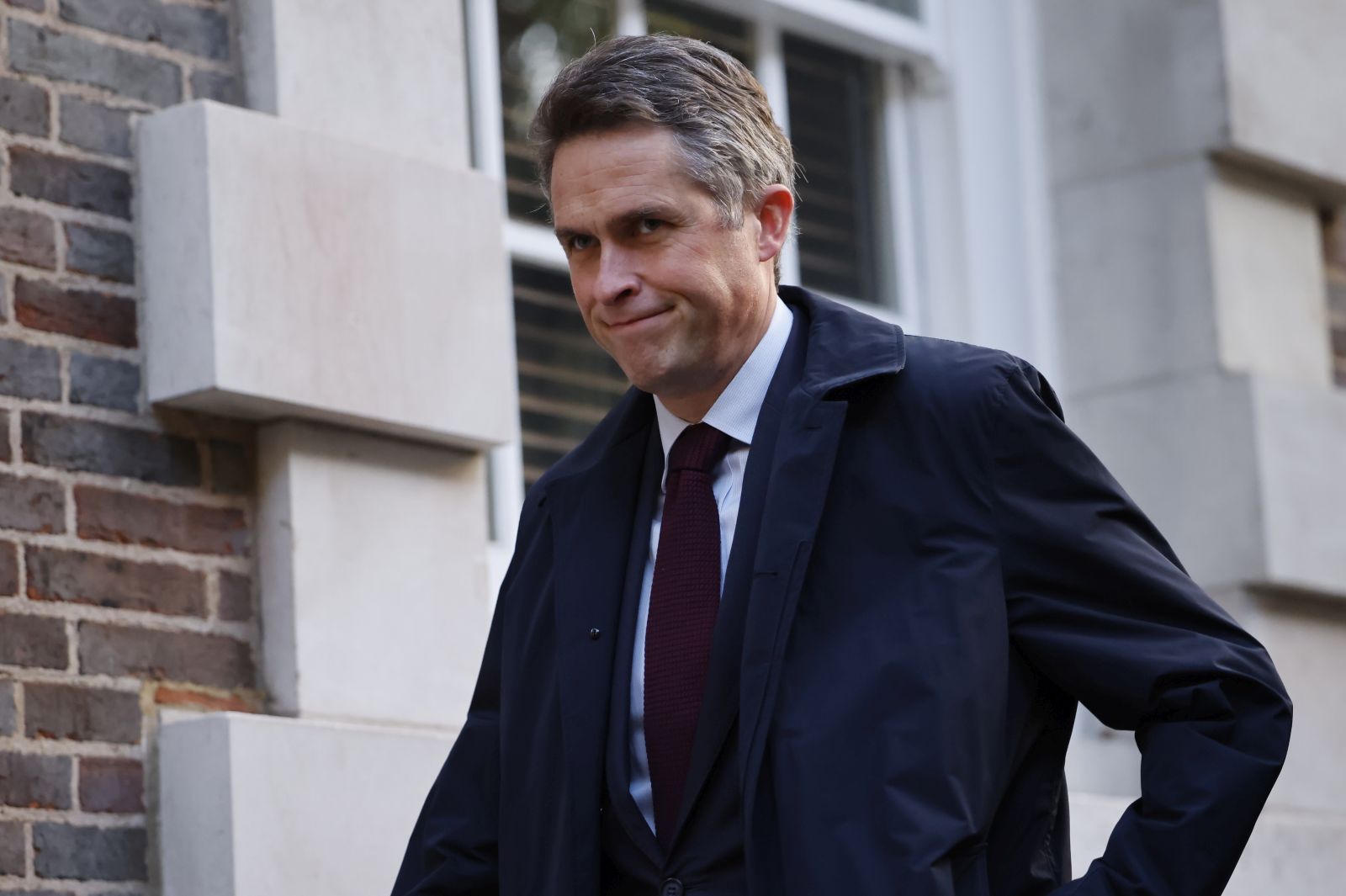 epa10294801 (FILE) - British MP Gavin Williamson arrives at Sunak's office in London, Britain, 24 October 2022 (reissued 08 November 2022). Gavin Williamson on 08 November 2022 announced his resignation as Minister of State without Portfolio over "an ongoing complaints process regarding text messages" and allegations of bullying.  EPA/TOLGA AKMEN