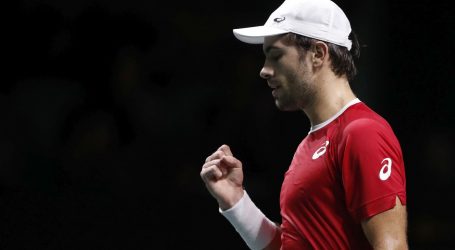 Davis Cup: Ćorić uvjerljiv protiv Kokkinaksa za vodstvo Hrvatske