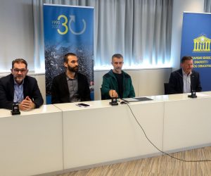 06.10.2022., Zagreb - Konferencija za medije sindikata na temu: Nedostatci novog Zakona o visokom obrazovanju i znanosti. Photo: Zeljko Hladika/PIXSELL