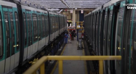 Vlakovi pariške podzemne željeznice redovito se čiste u praonici – tunelu