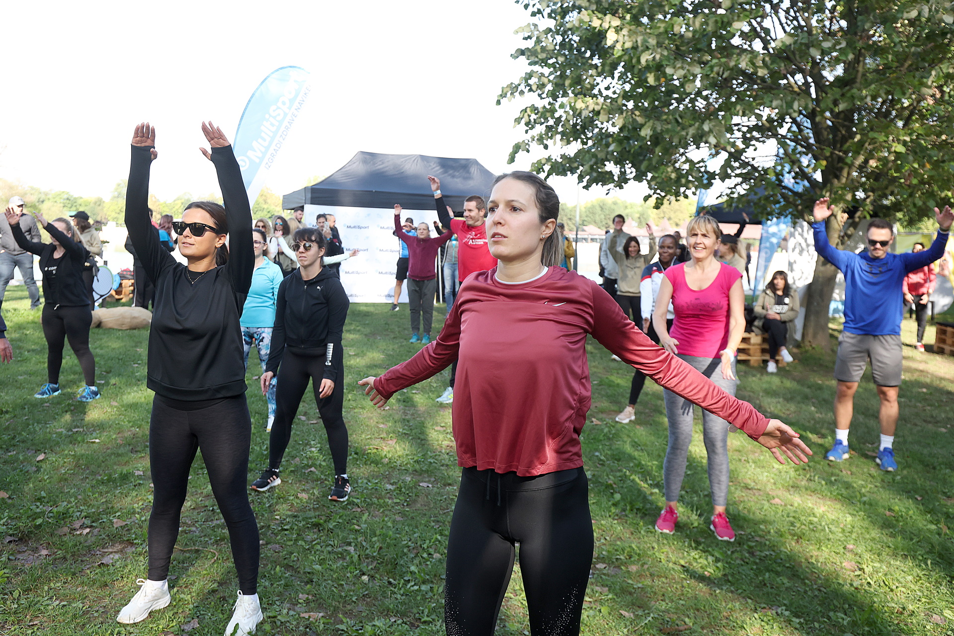 24.09.2022., Zagreb - MultiSport Health Fest - najveci fitness festival o zdravom zivotu i prehrani odrzao se na zagrebackom jezeru Jarun. 
Photo: Goran Stanzl/PIXSELL