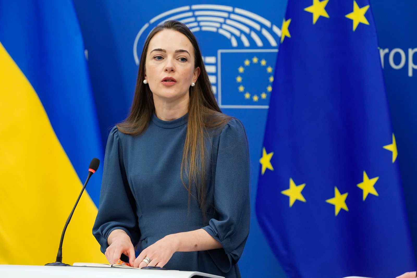 Press conference Roberta METSOLA, EP president and the Sakharov prize laureates 2022