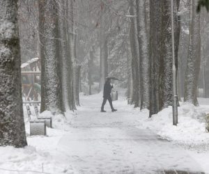 30.11.2022.., Delnice  - U Gorskom Kotaru poceo je padati snjieg. Photo: Nel Pavletic/PIXSELL