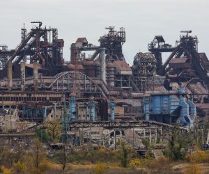 A view shows Azovstal steel mill destroyed in the course of Russia-Ukraine conflict in Mariupol, Russian-controlled Ukraine, October 29, 2022.  REUTERS/Alexander Ermochenko Photo: Alexander Ermochenko/REUTERS