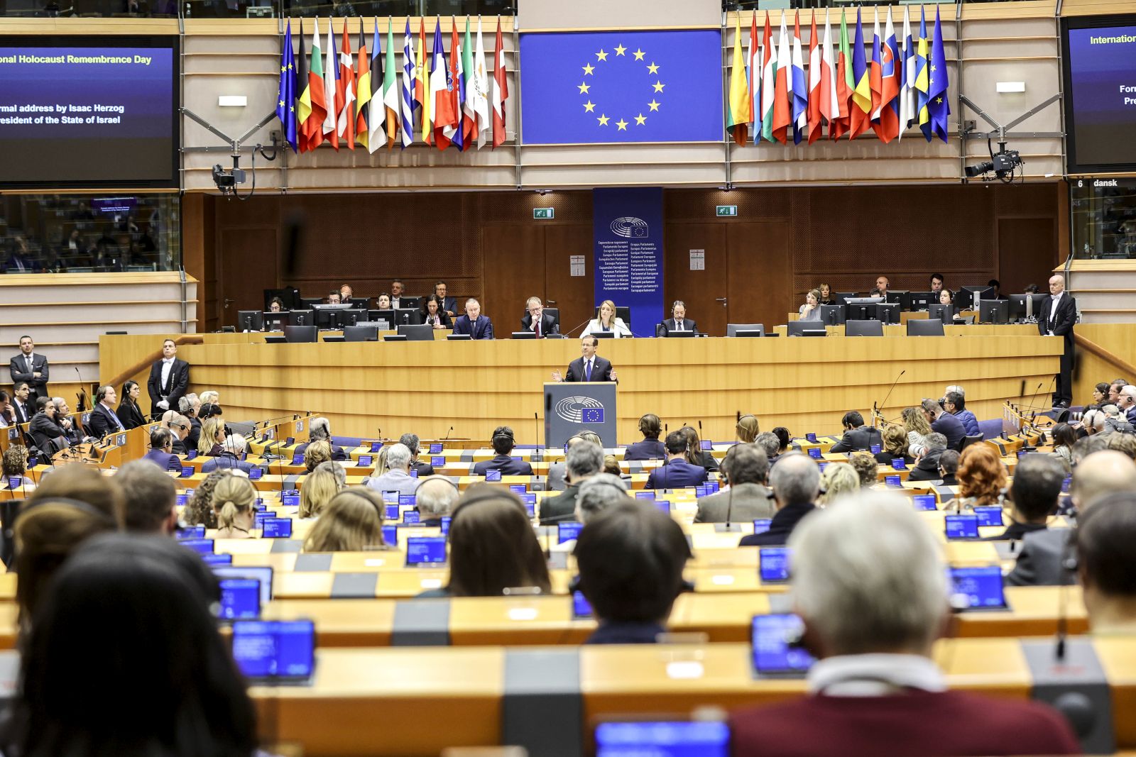 EP Plenary session - International Holocaust Remembrance Day.Formal Address by Isaac HERZOG, President of Israel