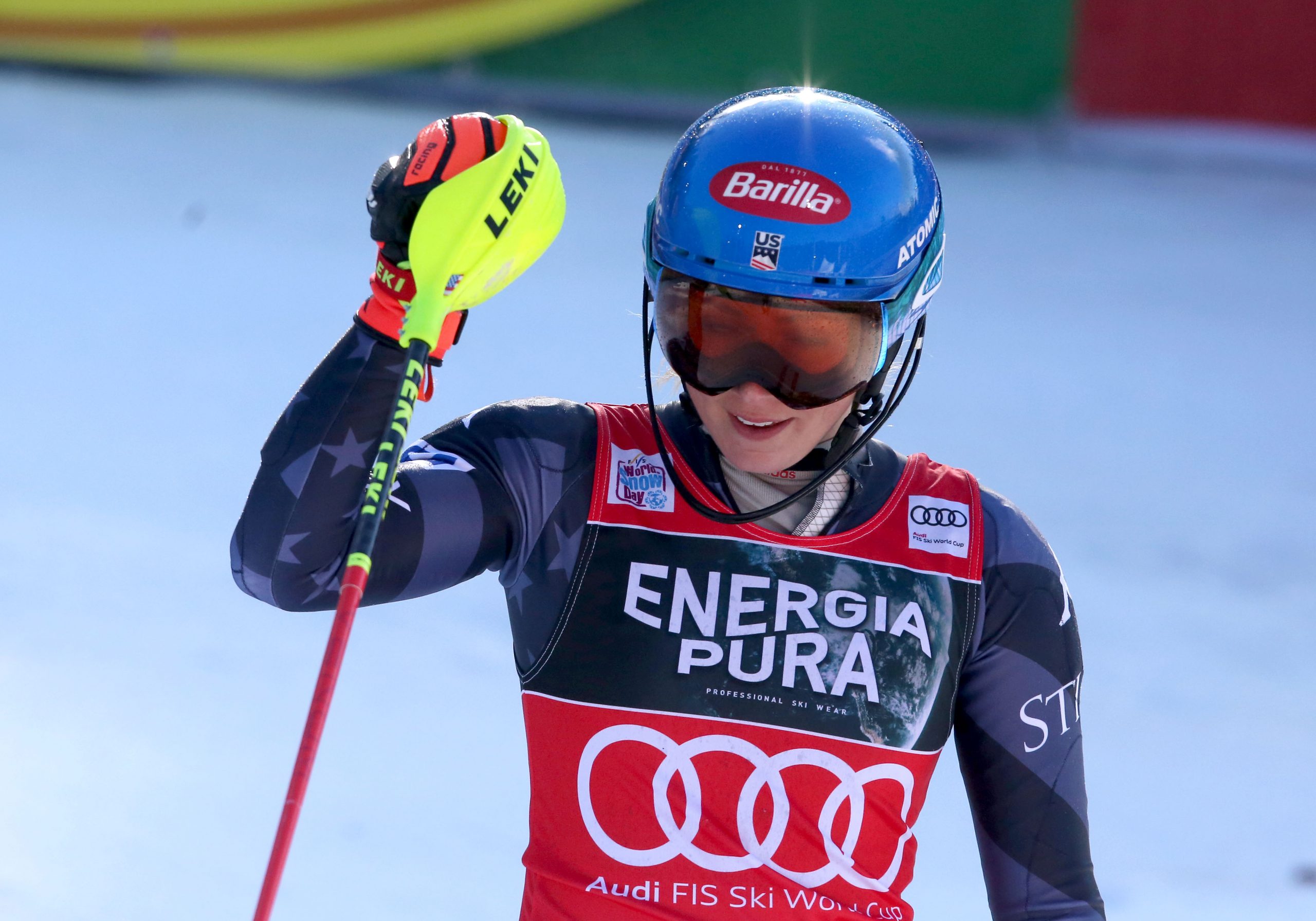 Zagreb, 04.01.2023.- Slalom skijašica za Svjetski kup na Sljemenu. Na fotografiji Mikaela Shiffrin.
foto HINA/ Daniel KASAP/ dk