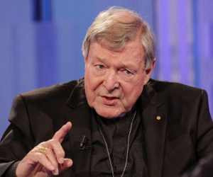 epa10399016 (FILE) - Australian Cardinal George Pell attends the Italian Raiuno TV program 'Porta a Porta' hosted by Italian journalist Bruno Vespa, in Rome, Italy, 04 November 2021. According to a statement from the Catholic Archdiocese of Sydney, Cardinal George Pell died at age 81 on 11 January 2023 in Rome.  EPA/GIUSEPPE LAMI *** Local Caption *** 57275379